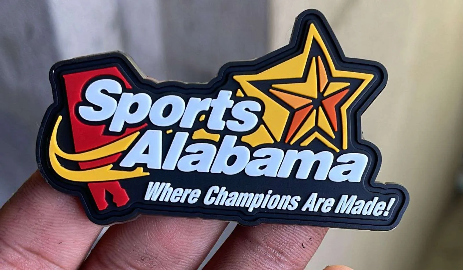 Durable PVC rubber patches with 3D effects for outdoor gear and tactical applications