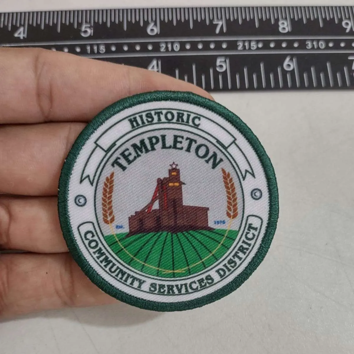 Full-color sublimation patch with photographic quality print - Example 2 by Dynamic Digitizers USA