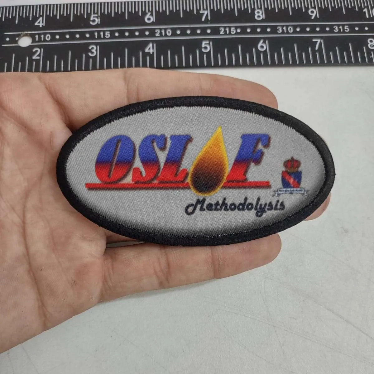 Full-color sublimation patch with photographic quality print - Example 5 by Dynamic Digitizers USA
